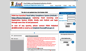 Foodlicensing.fssai.gov.in thumbnail