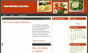Foodnutritionfactsnow.com thumbnail