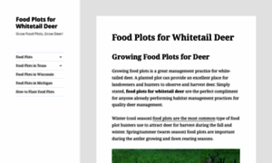 Foodplotsforwhitetaildeer.com thumbnail