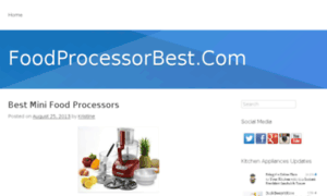 Foodprocessorbest.com thumbnail