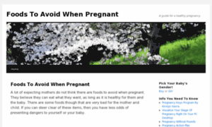 Foodstoavoidwhenpregnant.org thumbnail