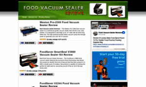 Foodvacuumsealersreviews.com thumbnail