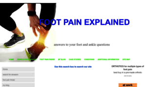 Foot-pain-explained.com thumbnail