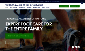 Footanklecentermaryland.com thumbnail