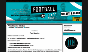 Football-fixedmatches.com thumbnail