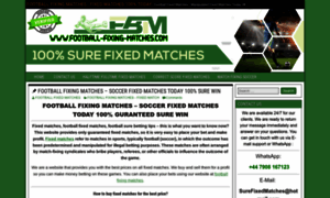 Football-fixing-matches.com thumbnail