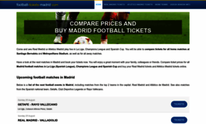 Football-tickets-madrid.com thumbnail