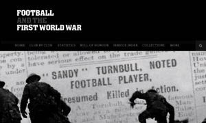 Footballandthefirstworldwar.org thumbnail