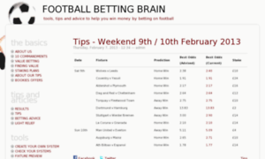 Footballbettingbrain.com thumbnail