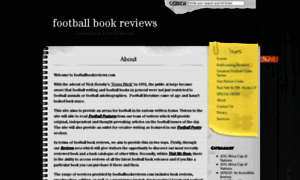 Footballbookreviews.com thumbnail