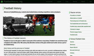 Footballhistory.org thumbnail