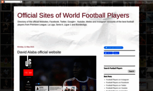 Footballplayersites.blogspot.com thumbnail