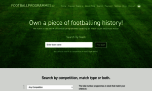 Footballprogrammes.biz thumbnail