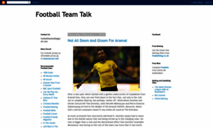 Footballteamtalk.blogspot.co.at thumbnail