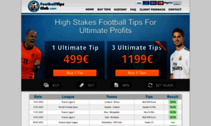 Footballtipsclub.com thumbnail