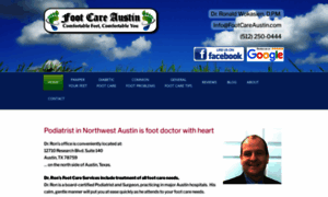 Footcareaustin.com thumbnail