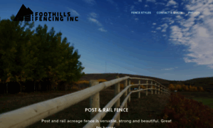 Foothills-fencing.ca thumbnail