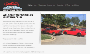 Foothillsmustangclub.com thumbnail