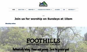 Foothillsumc.net thumbnail