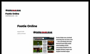 Footie-online.co.uk thumbnail