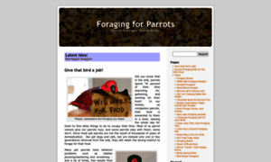 Foragingforparrots.com thumbnail