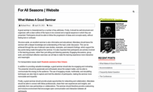 Forallseasons.org thumbnail