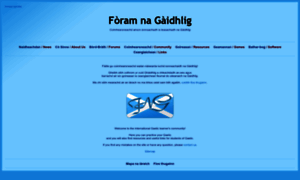 Foramnagaidhlig.net thumbnail