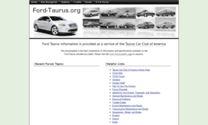 Ford-taurus.org thumbnail