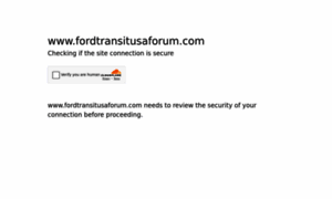 Fordtransitusaforum.com thumbnail