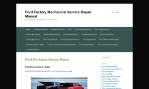 Fordworkshopservicerepairmanual.wordpress.com thumbnail