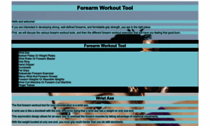 Forearmworkouttool.com thumbnail