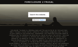 Foreclosure2frugal.com thumbnail