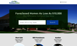 Foreclosurehomes.co thumbnail