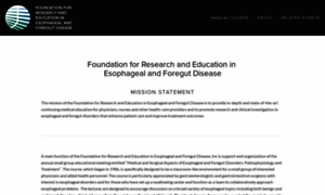 Foregutdiseasefoundation.org thumbnail