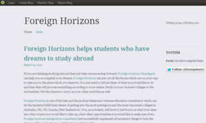 Foreignhorizons.blog.com thumbnail