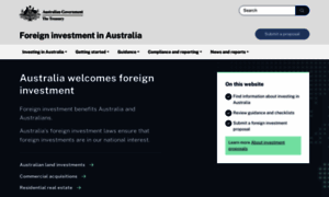 Foreigninvestment.gov.au thumbnail