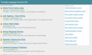 Foreignlanguagecourses.info thumbnail