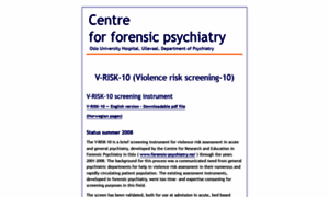 Forensic-psychiatry.no thumbnail