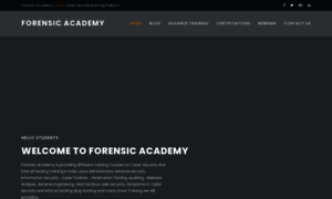 Forensicacademy.in thumbnail