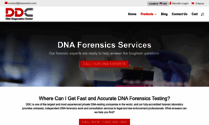 Forensicdnacenter.com thumbnail