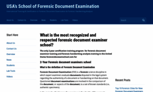 Forensicdocexamschool.com thumbnail