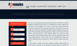Forensicscolleges.com thumbnail
