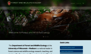 Forestandwildlifeecology.wisc.edu thumbnail