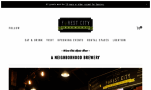 Forestcitybrewery.com thumbnail