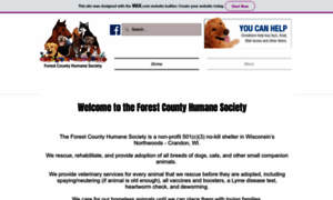Forestcountyhumanesociety.org thumbnail
