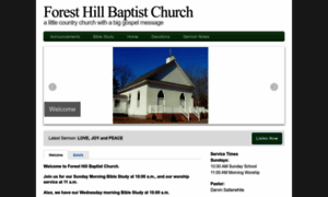 Foresthillbaptistva.com thumbnail