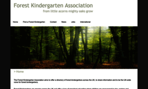 Forestkindergartenassociation.co.uk thumbnail