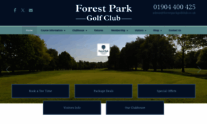 Forestparkgolfclub.co.uk thumbnail