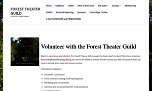 Foresttheaterguild.org thumbnail