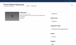 Foretnoirevacances.com thumbnail
